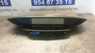Second-hand car spare part multifunction display for citroen c4 coupe vts oem iam references 96572391zd