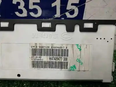 Peça sobressalente para automóvel em segunda mão display gps / multimídia por citroen c2 audace referências oem iam 9647409477  9647409477