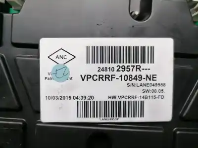 Автозапчасти б/у приборная доска за renault clio iv authentique ссылки oem iam 248102957r  248102957r