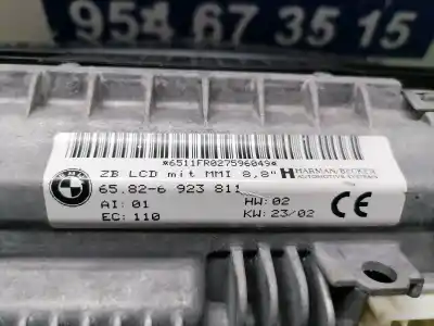 Second-hand car spare part multifunction display for bmw serie 7 (e65/e66) 745i oem iam references 6923811  6923811