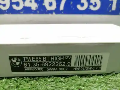Pezzo di ricambio per auto di seconda mano modulo elettronico per bmw serie 7 (e65/e66) 745i riferimenti oem iam 69222629  69222629