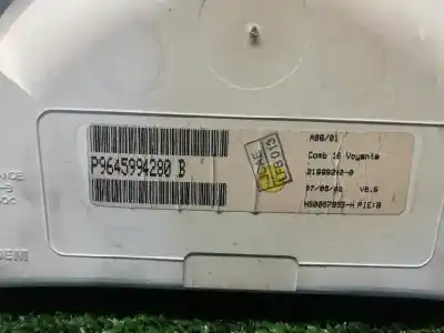 Peça sobressalente para automóvel em segunda mão quadrante por citroen c3 1.4 hdi cool referências oem iam p9645994280b  p9645994280b