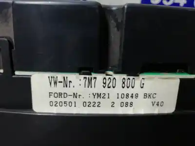 Peça sobressalente para automóvel em segunda mão quadrante por seat alhambra (7v9) fancy referências oem iam   7m7920800g