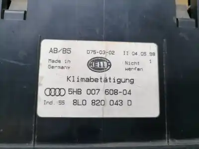Автозапчастина б/у клімат-контроль для audi a3 (8l) 1.8 t ambiente посилання на oem iam 8l0820043d  8l0820043d