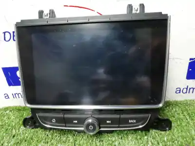 Second-hand car spare part multifunction display for opel mokka x selective start/stop oem iam references 42498391