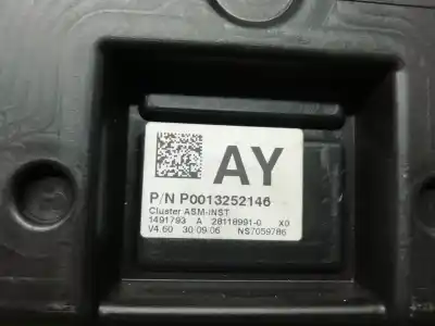 Peça sobressalente para automóvel em segunda mão quadrante por opel corsa d ´´111 years´´ referências oem iam p0013252146  p0013252146