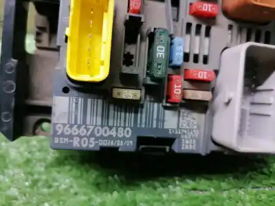 Second-hand car spare part fuse box unit for peugeot 308 confort oem iam references bsm r05  9666700480