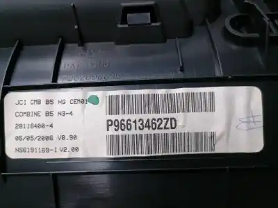 Peça sobressalente para automóvel em segunda mão quadrante por citroen c4 coupe collection referências oem iam p96613462zd  p96613462zd