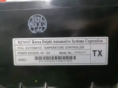 Peça sobressalente para automóvel em segunda mão comando de sofagem (chauffage / ar condicionado)  por chevrolet evanda cdx referências oem iam   96460537