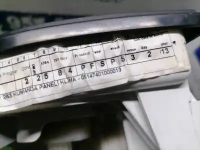 Peça sobressalente para automóvel em segunda mão comando de sofagem (chauffage / ar condicionado)  por opel combo d expression l1h1 referências oem iam   