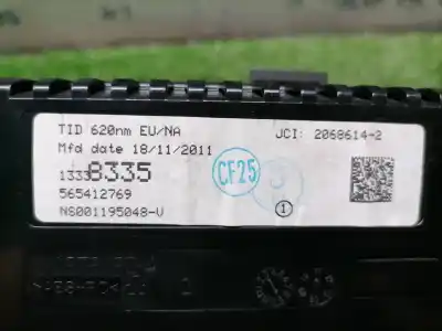 Second-hand car spare part multifunction display for opel meriva b cosmo oem iam references   13338335