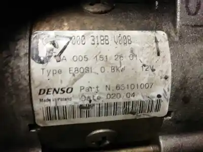 Piesă de schimb auto la mâna a doua electromotor pentru smart coupe básico (45kw) referințe oem iam 63101007  63101007