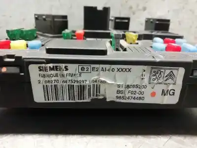 Peça sobressalente para automóvel em segunda mão caixa de fusíveis e relés por citroen c2 audace referências oem iam 9652474480  9652474480