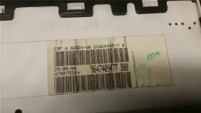 Peça sobressalente para automóvel em segunda mão módulo / sistema de navegação gps por citroen c2 (jm_) 1.1 referências oem iam   9647409477