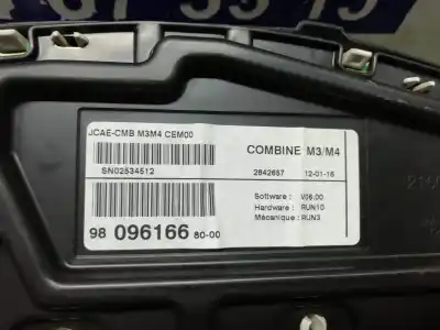 Автозапчастина б/у панель інструментів для citroen c-elysée exclusive посилання на oem iam 9809616680  9809616680
