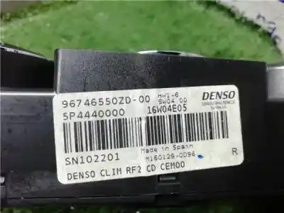 Pezzo di ricambio per auto di seconda mano controllo climatico per citroen c-elysee (dd_) 1.6 bluehdi 100 riferimenti oem iam 96746550zd  96746550zd