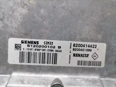 Second-hand car spare part ecu engine control for renault modus base authentique oem iam references s120200102b 8200401568 8200414422