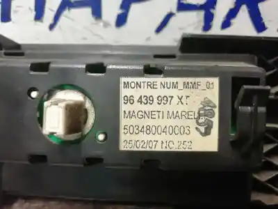 Second-hand car spare part multifunction display for citroen c3 1.4 hdi cool oem iam references 96439997xt  96439997xt