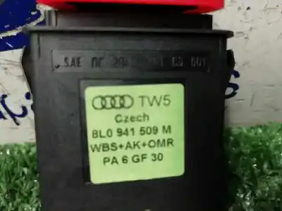 Peça sobressalente para automóvel em segunda mão interruptor 4 piscas - emergência por audi a3 (8l) 1.8 ambiente referências oem iam   