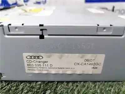 Second-hand car spare part audio system / radio cd for audi a4 b7 (8ec) 1.9 tdi oem iam references 8e0035111d  8e0035111d