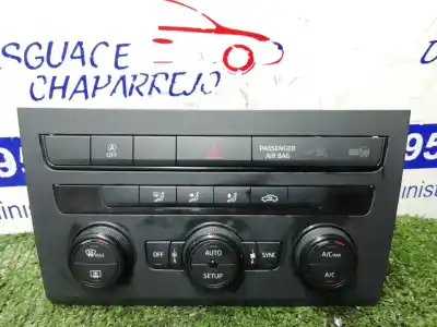 Second-hand car spare part heating / air conditioning control panel for seat leon (5f1) reference oem iam references 5f0907044k