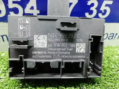 Second-hand car spare part central locking pump for seat leon (5f1) reference oem iam references 5q4959392c 5q4959392b 5q4959392c