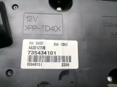 Peça sobressalente para automóvel em segunda mão comando de sofagem (chauffage / ar condicionado)  por lancia ypsilon (101) 1.4 16v platino referências oem iam 735434101  735434101
