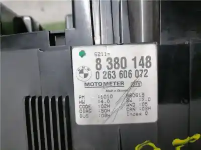 Second-hand car spare part dashboard for bmw 3 (e46) 320 d oem iam references 8380148  0263606072