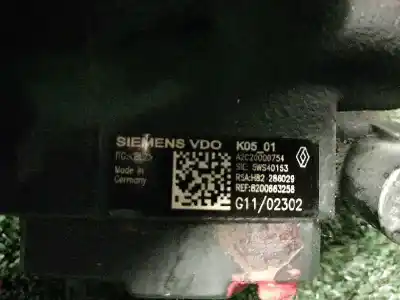 Peça sobressalente para automóvel em segunda mão bomba de injeção por renault scenic ii adventure by coronel tapiocca referências oem iam 8200663258  8200663258