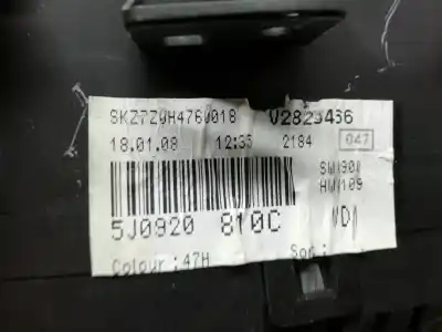 Second-hand car spare part dashboard for skoda fabia combi (5j5) urban oem iam references 5j0920810c  5j0920810c