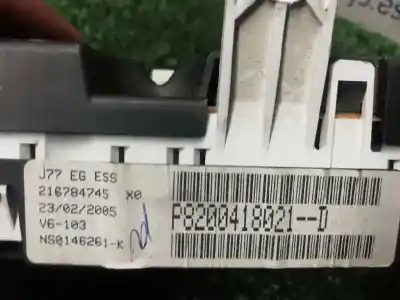 Peça sobressalente para automóvel em segunda mão quadrante por renault modus confort dynamique referências oem iam p8200418021d  p8200418021d