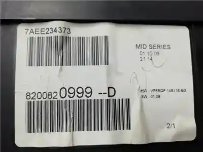 Second-hand car spare part dashboard for renault clio iii 1.2 16v e85 cat (etanol) oem iam references 8200820999d  8200820999d