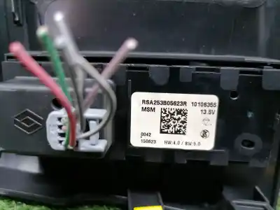 Peça sobressalente para automóvel em segunda mão comando de sofagem (chauffage / ar condicionado)  por renault kadjar bose edition referências oem iam 253b05623r  275102210r