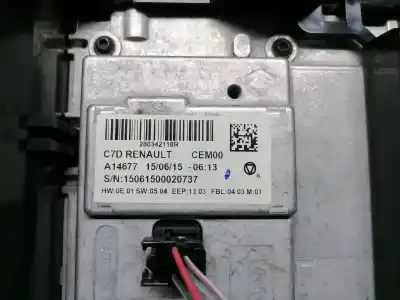 Second-hand car spare part multifunction display for renault kadjar bose edition oem iam references 280342118r  280342118r