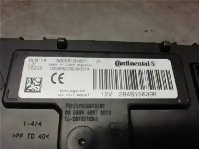 Second-hand car spare part fuse box unit for renault clio iv 0.9 zen oem iam references 284b15639r  284b15639r