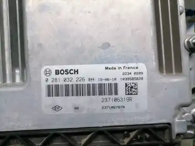 Second-hand car spare part ecu engine control for renault kadjar bose edition oem iam references 237106319f  0281032226