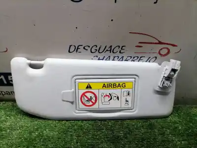 Peça sobressalente para automóvel em segunda mão para-sol direito por peugeot 208 access referências oem iam 