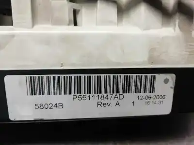 Second-hand car spare part heating / air conditioning control panel for dodge caliber s oem iam references p5511847ad  p5511847ad