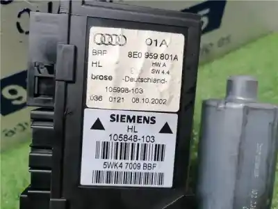 Second-hand car spare part rear left window regulator for audi a4 b6 (8e2) 2.5 tdi oem iam references 8e0959801a  5wk47009bbf