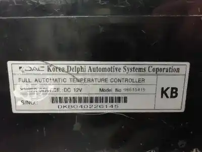Peça sobressalente para automóvel em segunda mão comando de sofagem (chauffage / ar condicionado) por daewoo lacetti cdx referências oem iam 96615415  96615415