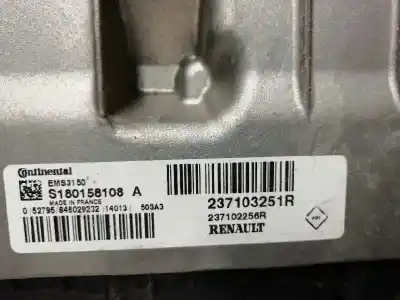 Pezzo di ricambio per auto di seconda mano centralina motore per renault megane iii berlina 5 p dynamique riferimenti oem iam 237103251r  237103251r