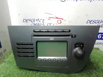 Second-hand car spare part audio system / radio cd for seat leon (1p1) comfort limited oem iam references 1p1035186b