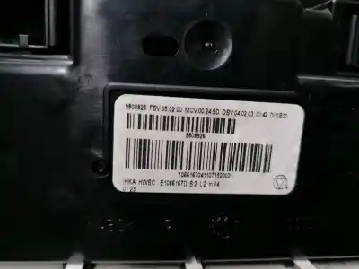 Second-hand car spare part climate control for mini coupe (r58) cooper s oem iam references 9808926  9808926