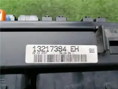 Second-hand car spare part fuse box unit for opel corsa d 1.3 16v cdti cat (z 13 dth / l4i) oem iam references 13217394  13217394