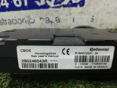 Pezzo di ricambio per auto di seconda mano modulo elettronico per renault fluence dynamique riferimenti oem iam 280246043r  280246043r