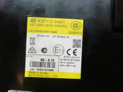 Автозапчасти б/у комфортный модуль за ssangyong korando limited 4x2 ссылки oem iam k8711034021  k8711034021