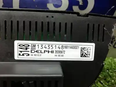 Peça sobressalente para automóvel em segunda mão comando de sofagem (chauffage / ar condicionado)  por opel meriva b selective referências oem iam 13435148  13435148