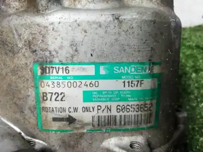 Second-hand car spare part air conditioning compressor for alfa romeo 156 (116) 1.6 t.spark progression oem iam references 60653652 sd7v161157f 60653652