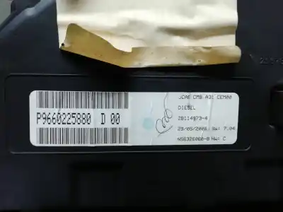 Peça sobressalente para automóvel em segunda mão quadrante por citroen c2 audace referências oem iam p9660225880  p9660225880