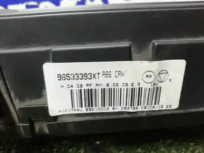 Second-hand car spare part climate control for citroen c2 audace oem iam references 96533393xt  96533393xt